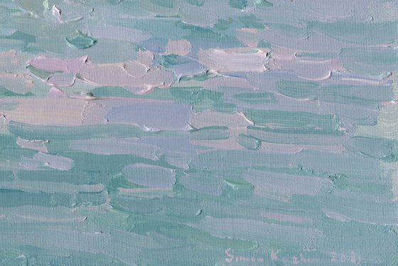 It's getting dark of Bali