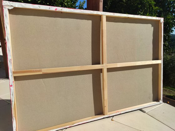 Honeyglow Grove; Abstract Floral Landscape