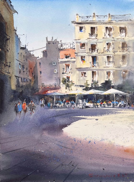 Valencia Sunlit Square