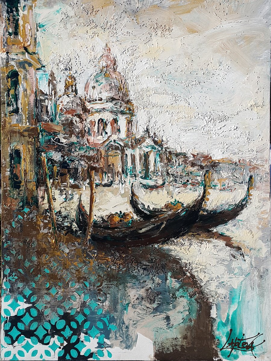 Melody Of The Grand Canal By Viktoria Lapteva, 20 X 26, Artwork For Sale On Artfinder