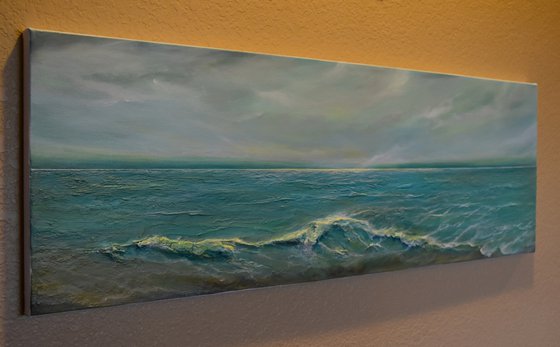 Looking to the Sea Seascape painting