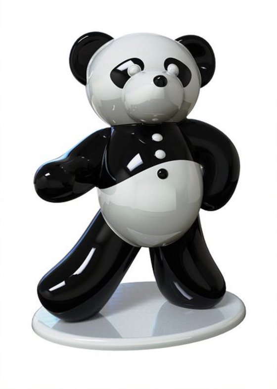 Ours Pop   Art Panda 45cm Co. N°4
