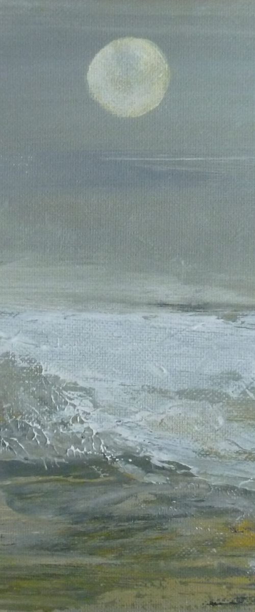 Estuary Moon. Study no 2 by Fiona Philipps