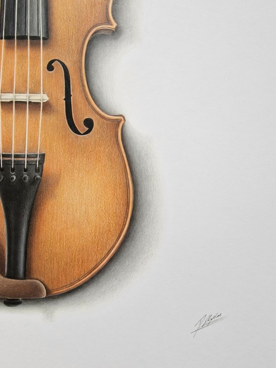 Violin Trompe L'oeil
