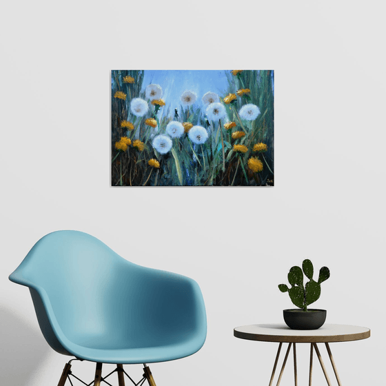 Sunny dandelions