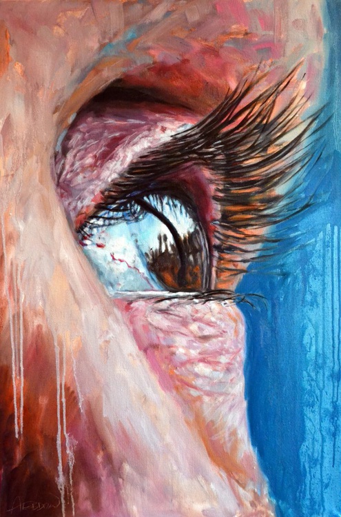 Reflection 2015 Oil Painting By Alex Ebdon Artfinder