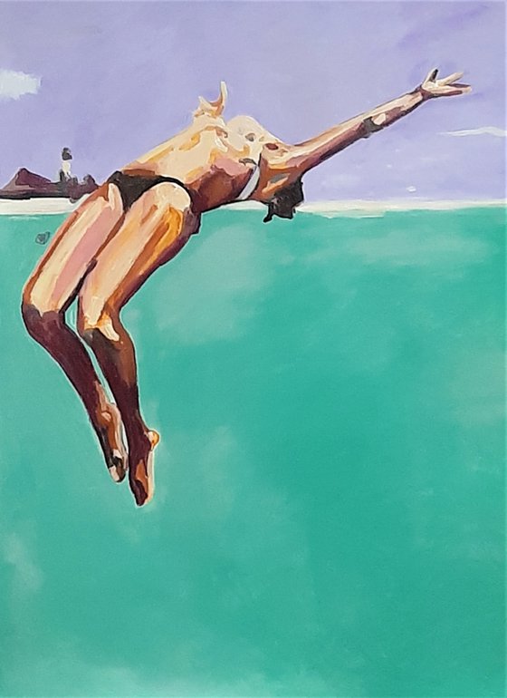 Jump / 100 x 70 cm