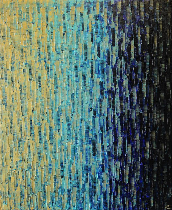 Blue-gold gradient