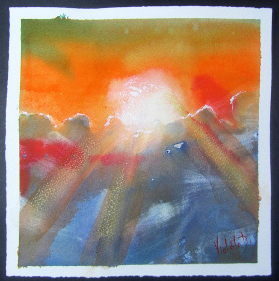 Homage to J.M.W. Turner: Sunset 2