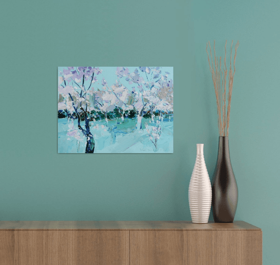 "  Gardens are blooming "