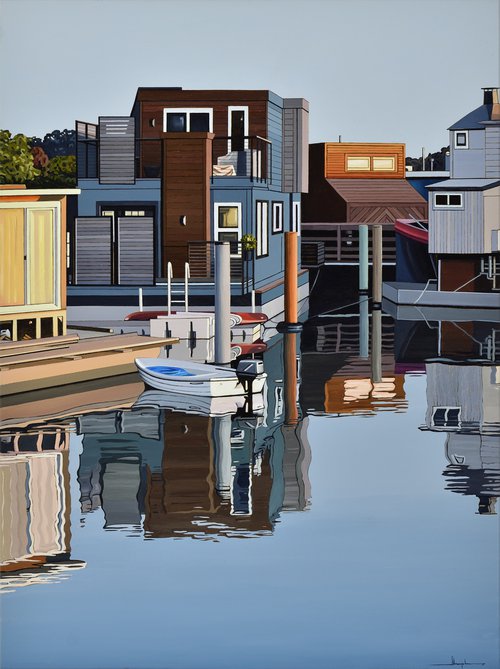 Sausalito / Issaquah Dock at Sunrise by Alex Nizovsky