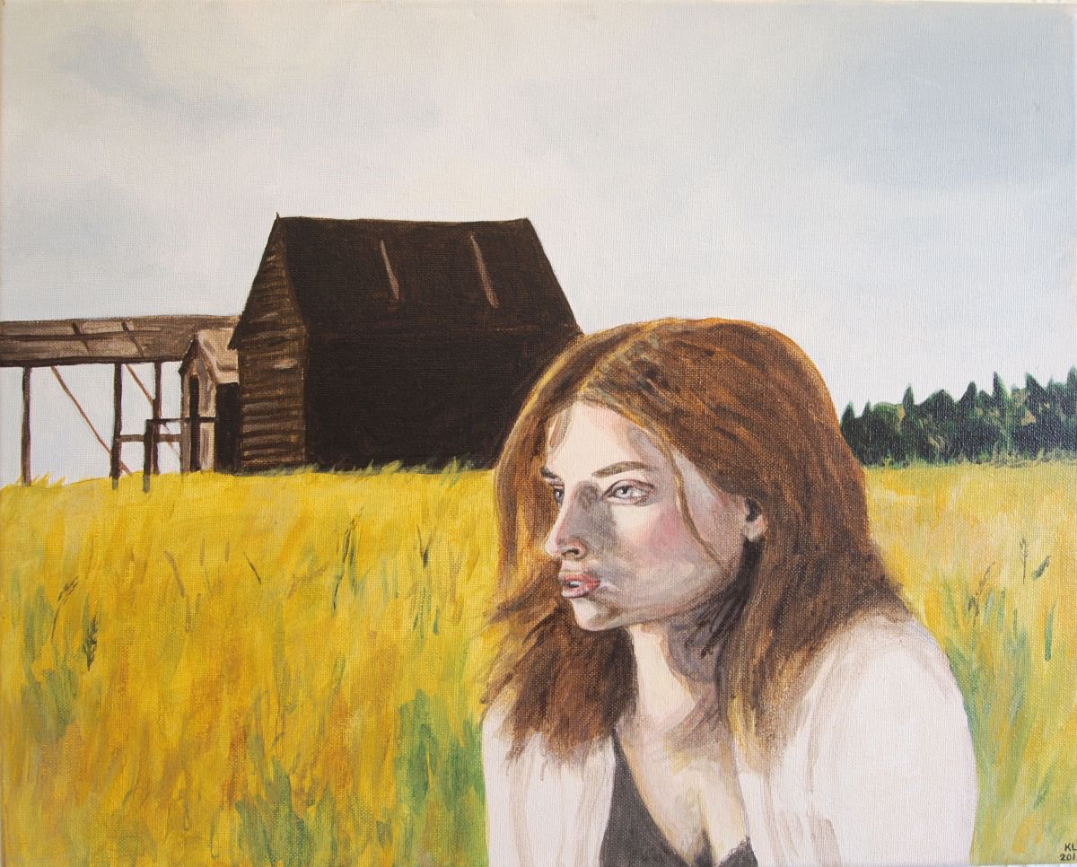 Girl in a Field by Kitty Cooper
