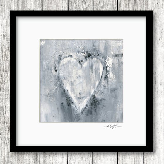 A Beautiful Heart 2 - Abstract Painting by Kathy Morton Stanion