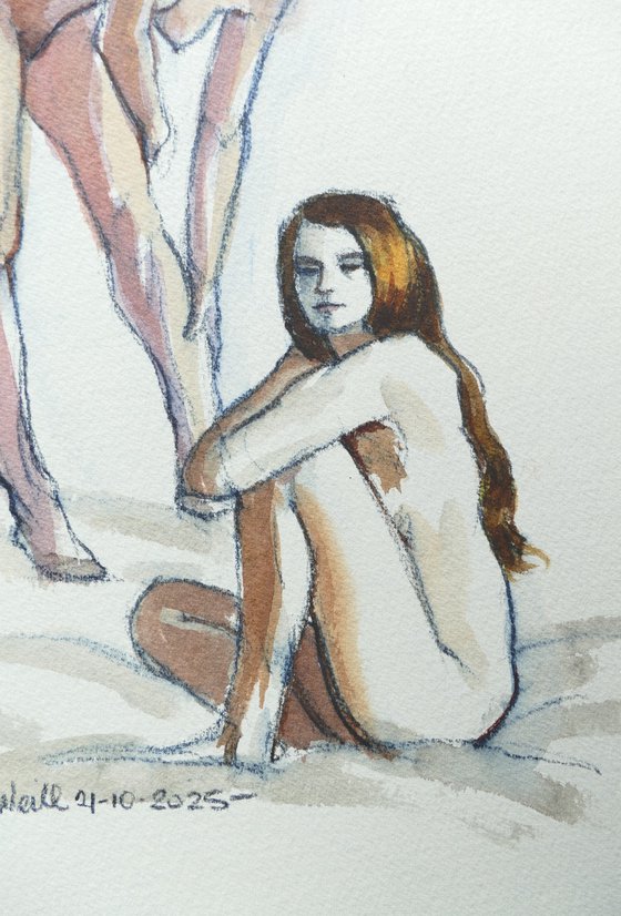 Female nude various poses