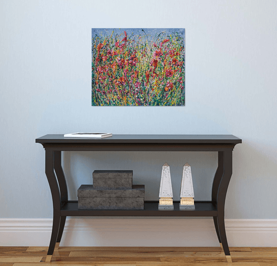 Pollocks Meadow Bloom Original Art
