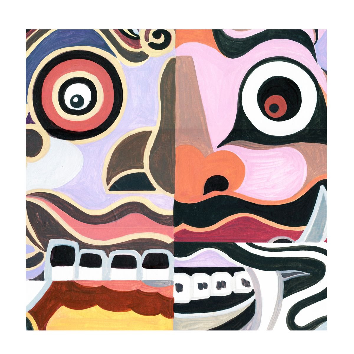 Bali-Mask-Barong-01 By Andre Baldet, 13 X 13, Artwork For Sale On Artfinder