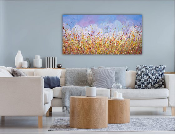 Wildflower Splash - Original Floral Painting