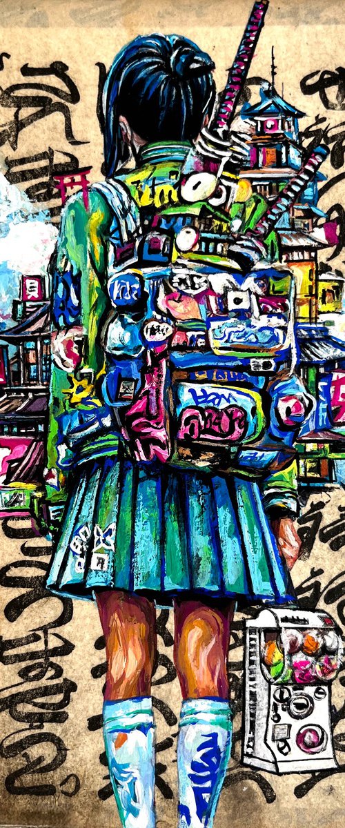 Samurai Girl #1 by PAVS