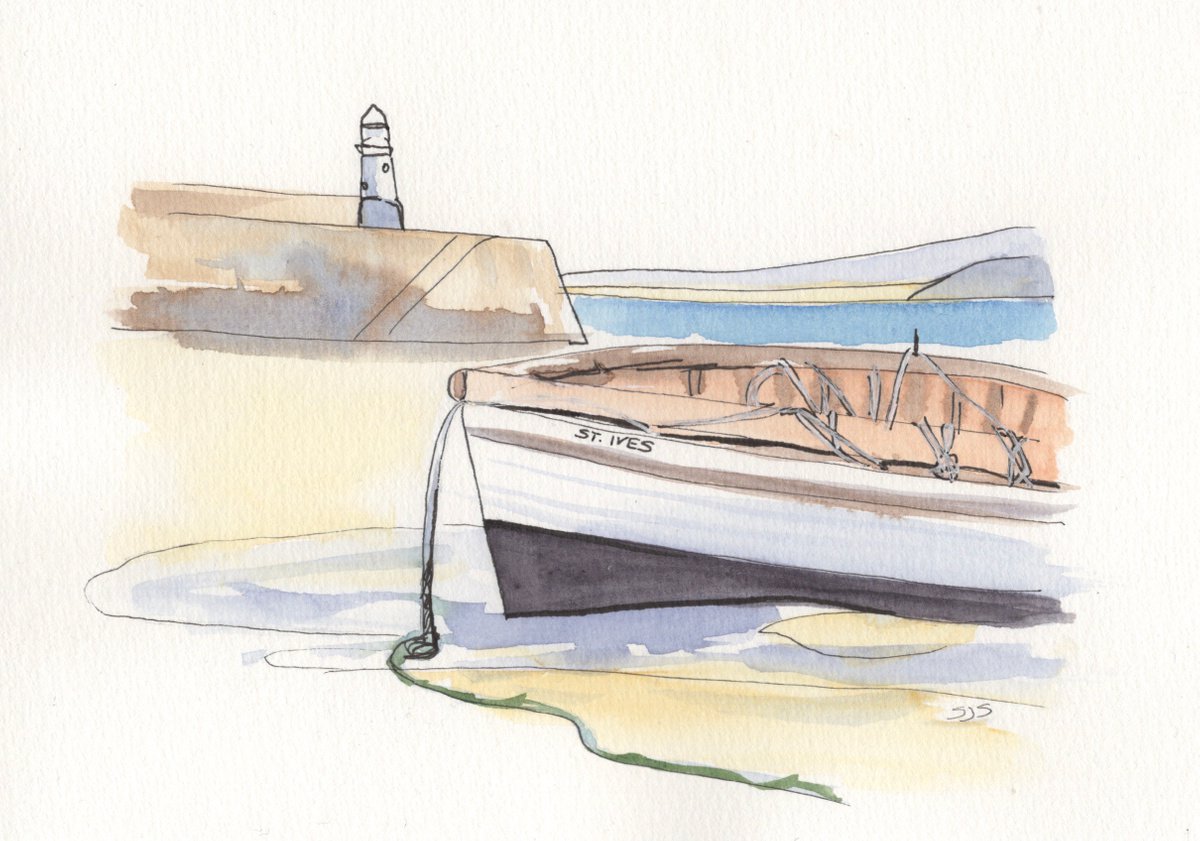 St Ives Boat by Sarah Stowe