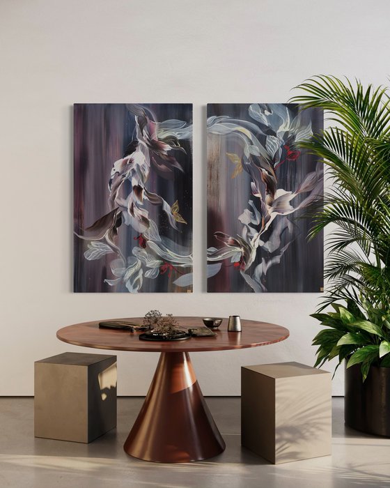 Untethered Symphony Diptych