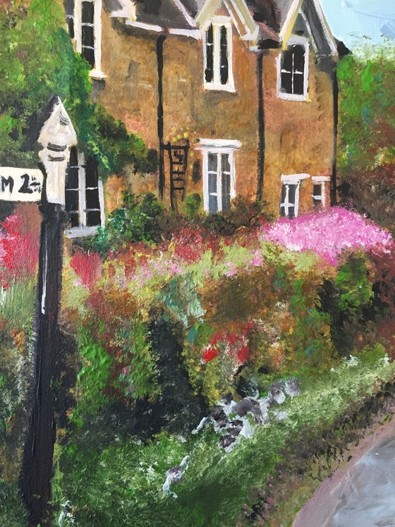 Somerset, Houses and Flowers