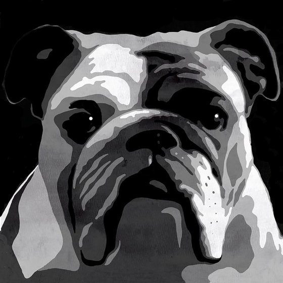 BULLDOG - MODERN WALL ART