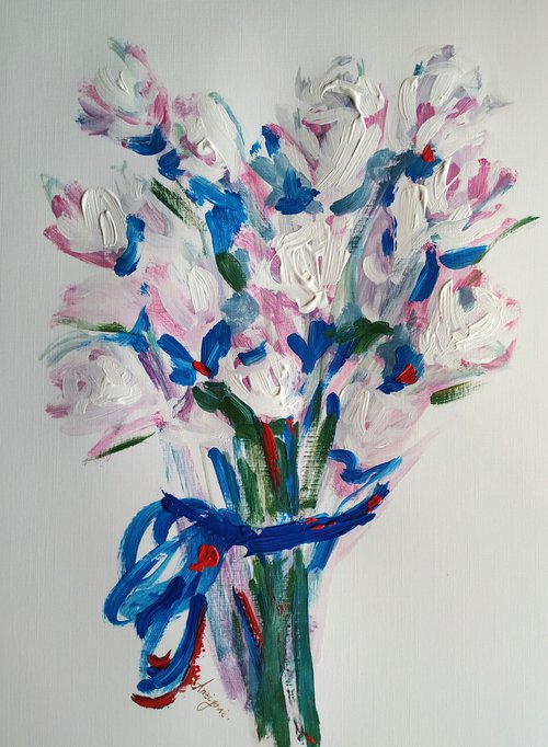 White Tulips by Antigoni Tziora