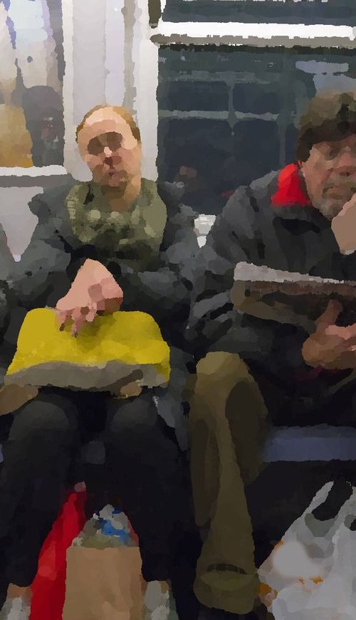 FOLKS ON THE TRAIN by Joe McHarg