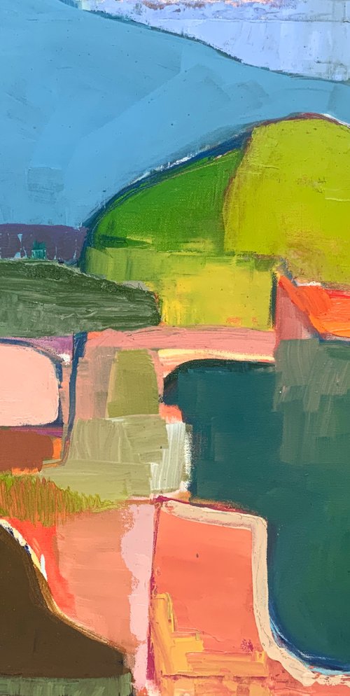 Abstract Landscape 22 - When Watauga Lake Needs More Rain by Steven Page Prewitt