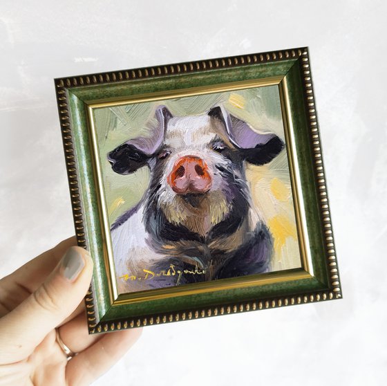 Black Pig portrait