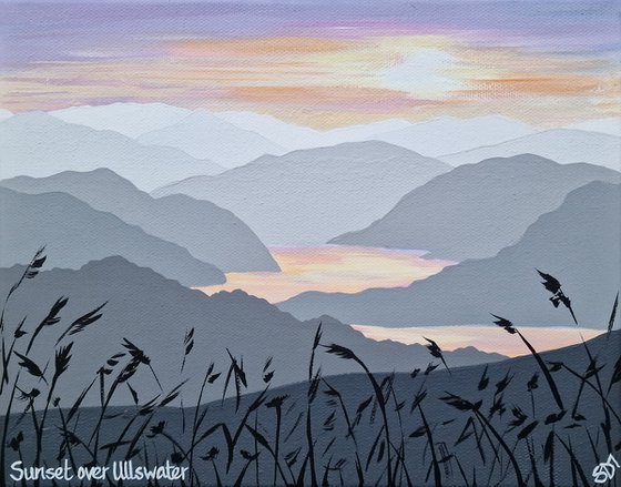 Sunset over Ullswater, The Lake District
