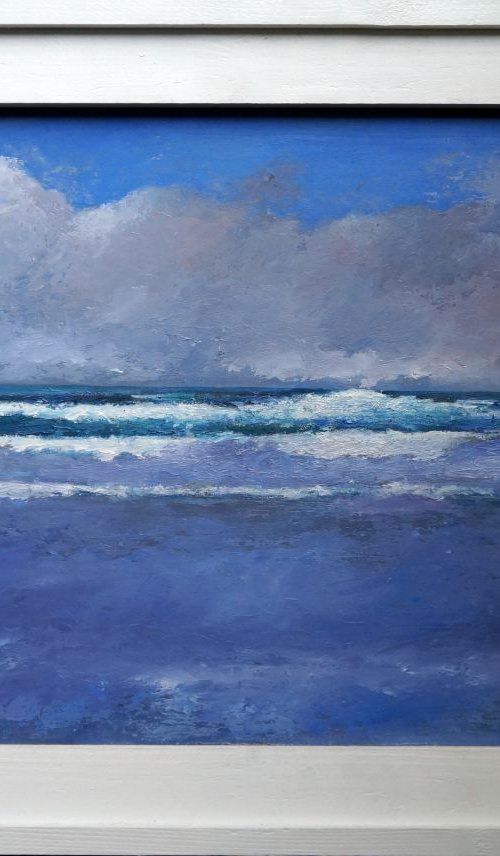 Winter Waves, Porthmeor, St Ives by Tim Treagust