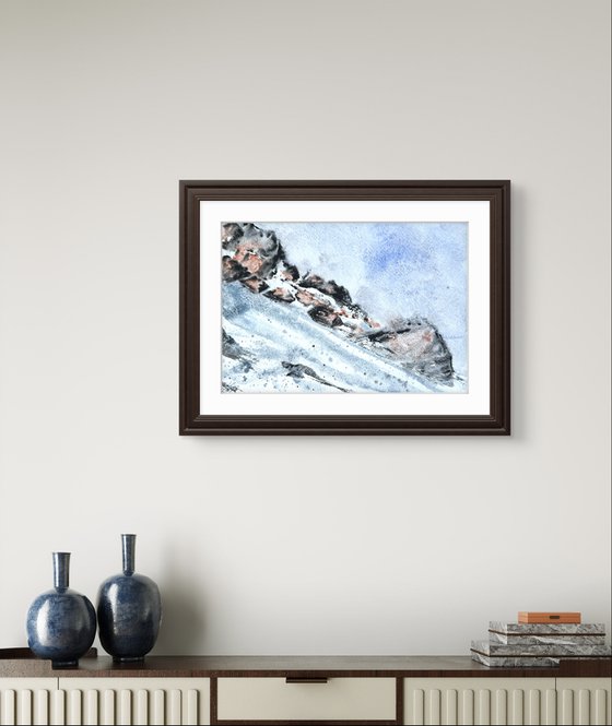 Frost in the mountains