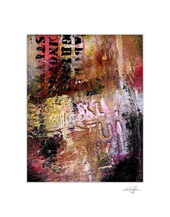 Urban Speak Collection 1 - 4 Abstract Paintings