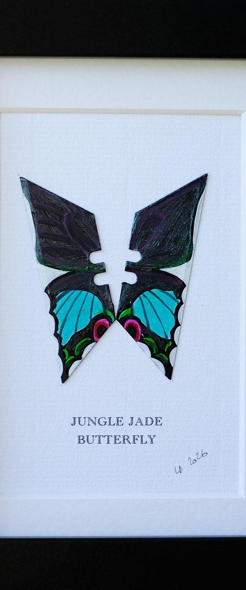 Jungle Jade butterfly by Lene Bladbjerg