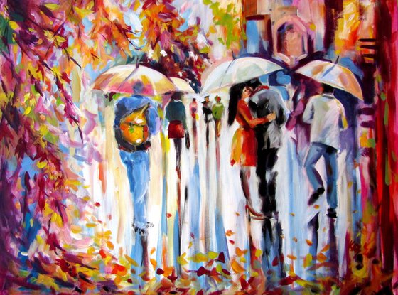 Colorful autumn in the city