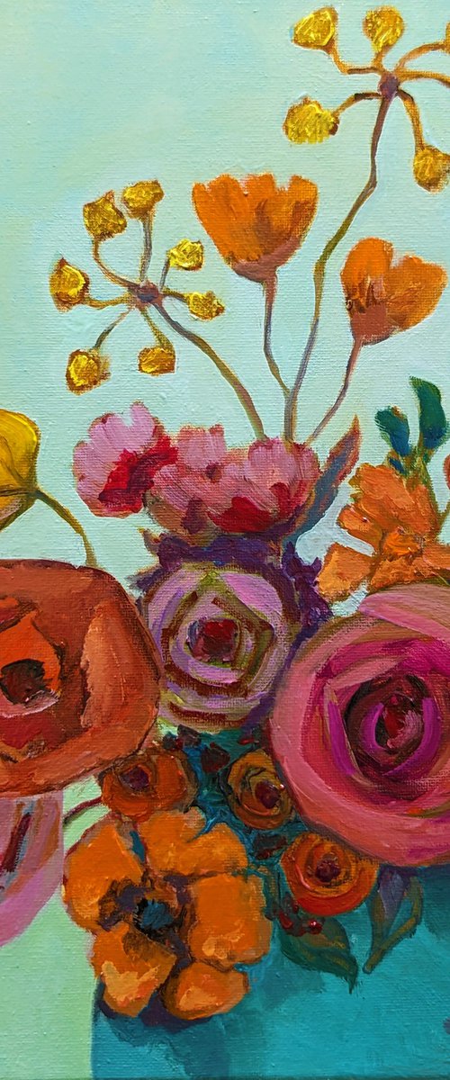 Fall Flowers. by Veta  Barker