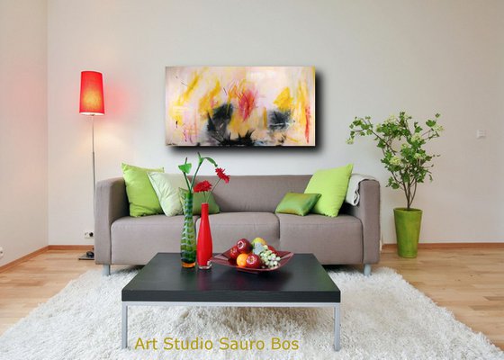 abstract-large-painting 160x80 cm-large wall art abstract  title : abstract-c338a