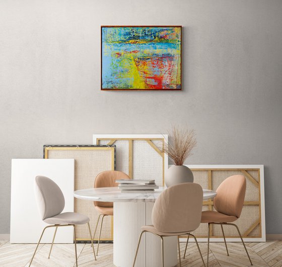 55x70 cm | 21.5″x27.5" Original abstract painting canvas oil artwork modern art