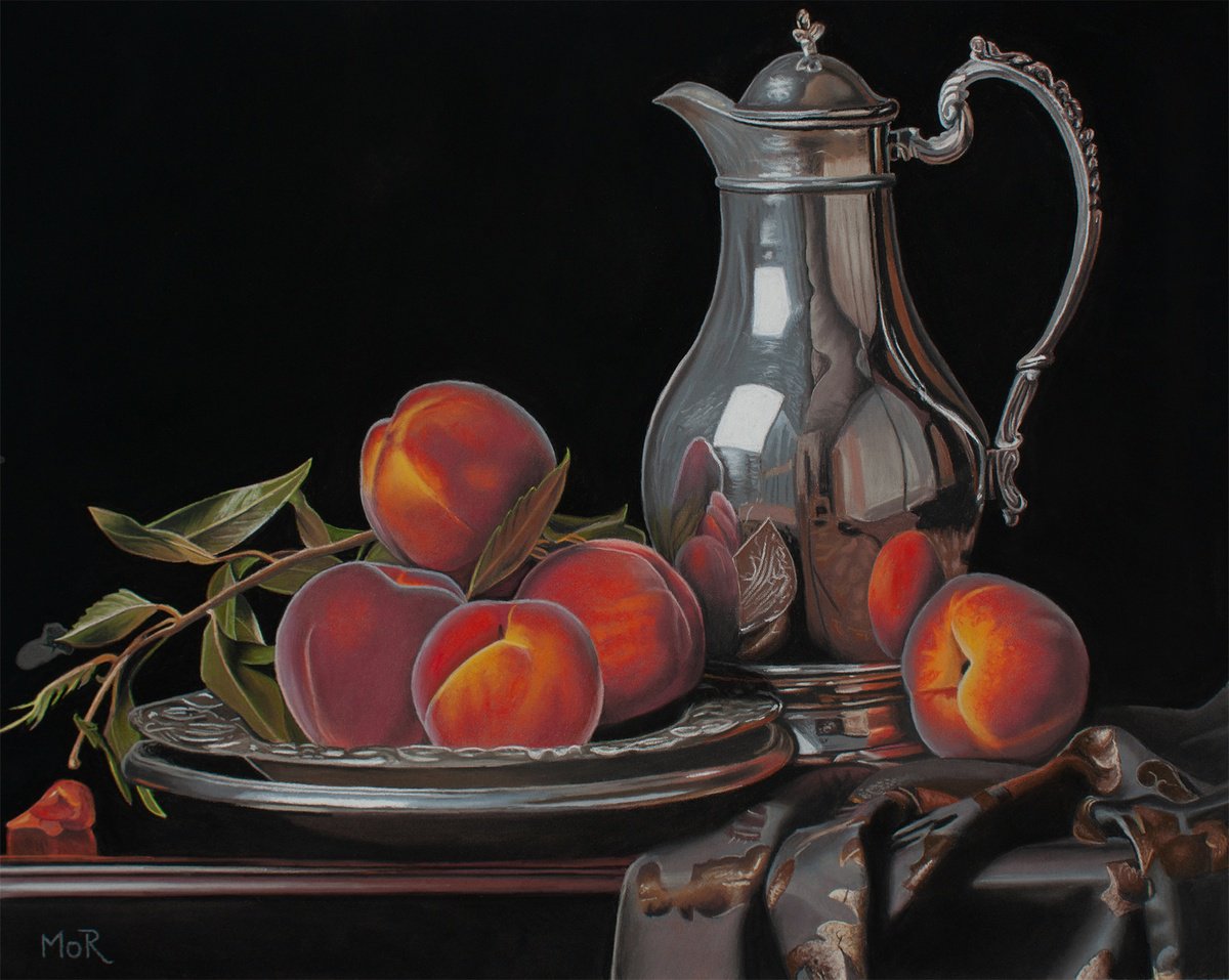 Peaches and Silver by Dietrich Moravec