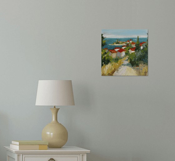 Sunlit Path to the Sea