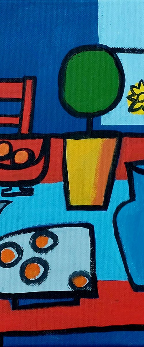 Still Life with Oranges VII by Jan Rippingham