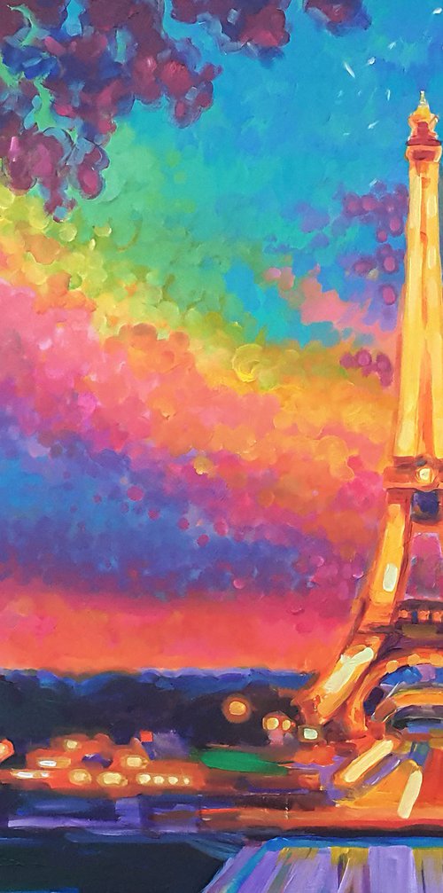 Paris Sunset Glow by Trayko Popov