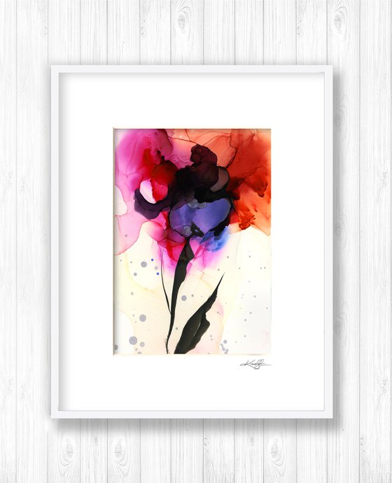 Flower Zen 22 - Floral Abstract Painting by Kathy Morton Stanion