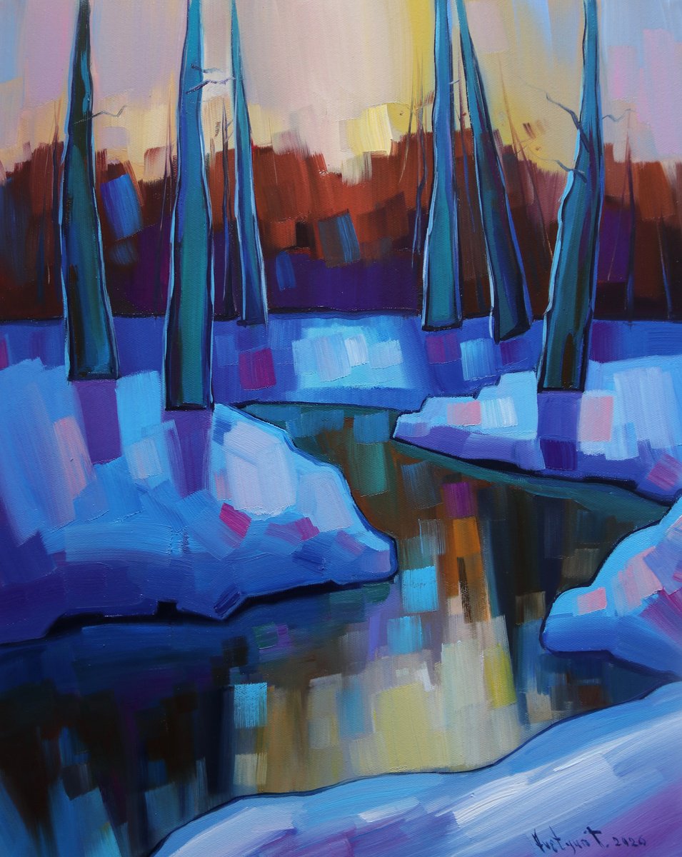 Winter By Tigran Avetyan, 16 X 20, Artwork For Sale On Artfinder