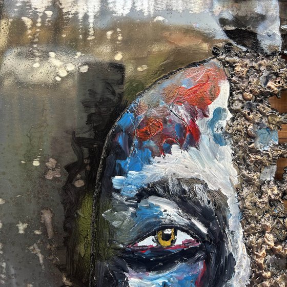 Wall sculpture - Shadow in the Night