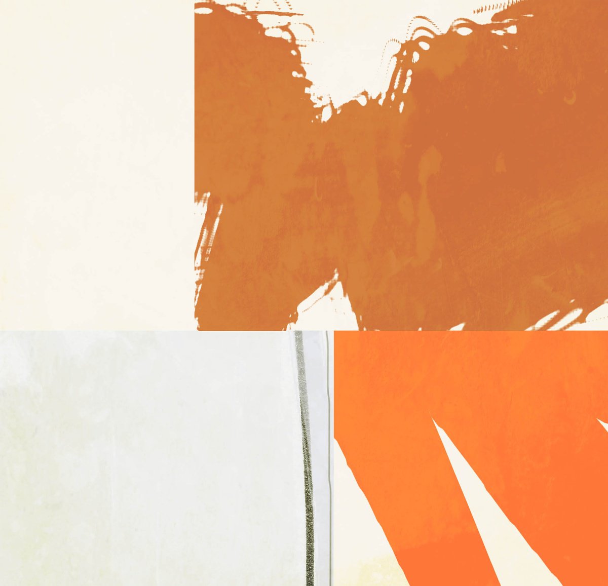 Expressive Abstract Giclee Print By Adrian Bradbury, 17 X 17, Storm 1, Original Artwork