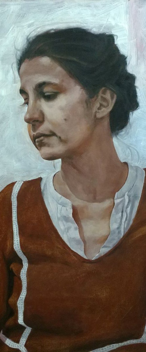 Her portrait by Leonid Plekhanov