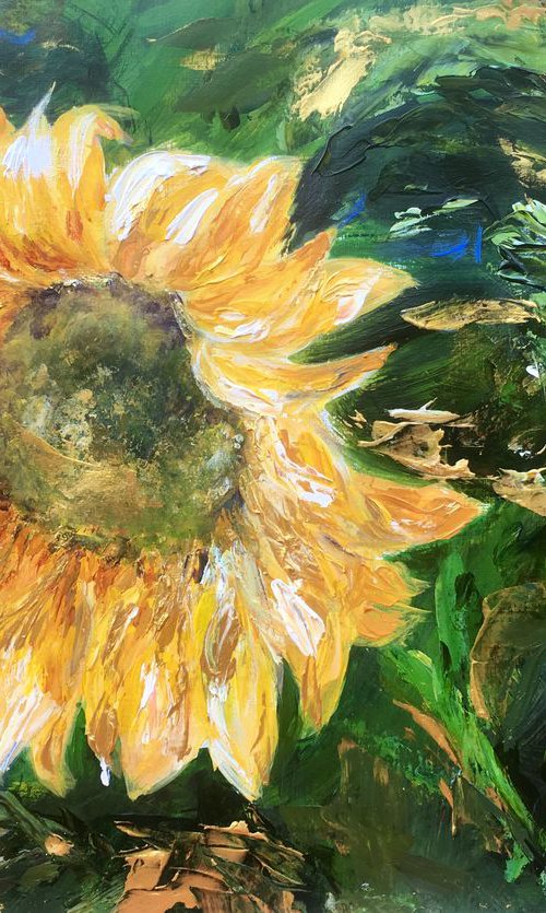 Sunflower pomp by Ksenia Lutsenko