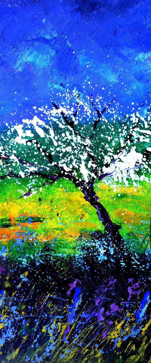 Apple tree in spring 56 by Pol Henry Ledent